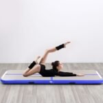Pripučiamas Air Track gimnastikos matracas 300x100x10 cm (Mėlyna)