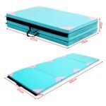 Sulankstomas gimnastikos ir sporto kilimėlis (300x120x5cm) (Rožinė)