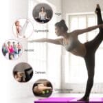 Sulankstomas jogos ir gimnastikos čiužinys 240x120x5 cm (Rožinė)