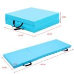 Sulankstomas ir nešiojamas gimnastikos kilimėlis (Rožinė)