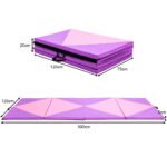 Lankstus sulankstomas gimnastikos kilimėlis (Mėlyna)