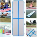 Pripučiamas gimnastikos takelis 300 x 100 cm (Mėlyna)