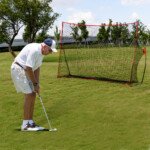 Golfo treniruočių tinklas smūgiams 300 x 213 x 91 cm (Raudona)