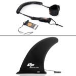 Irklas ir saugos pavadys SUP lentoms (Juoda)