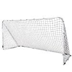 Nešiojama futbolo aikštelė vaikams ir paaugliams 365 x 153 x 183 cm (Balta)