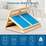 Reguliuojama medinė atraminė lenta 4 pakopų 160 kg keliamoji galia (Natūrali)