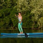 Pripučiamas irklentės irklas 305 cm (Mėlyna)