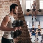 2-in-1 Reguliuojamo Svorio Hantelių ir Štangų Rinkinys Jėgos Treniruotėms (Juoda)