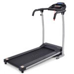 Elektrinis sulankstomas bėgimo takelis tylus (Juoda)