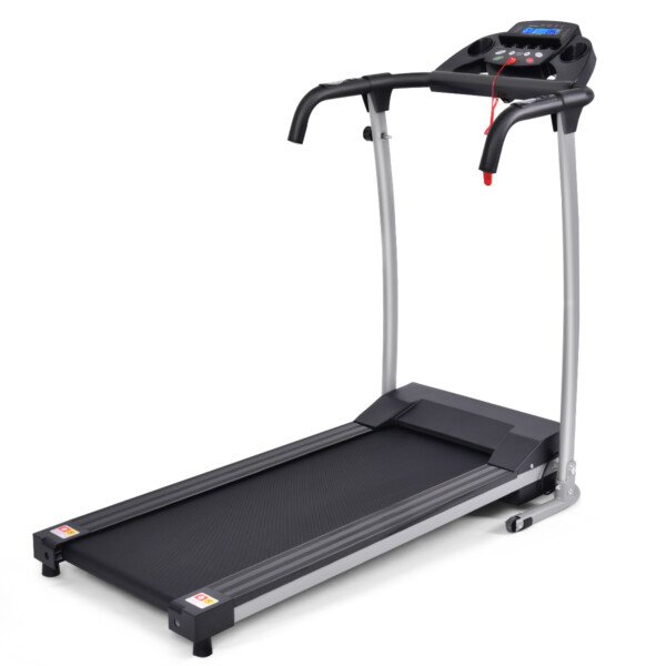 Elektrinis sulankstomas bėgimo takelis tylus (Juoda)