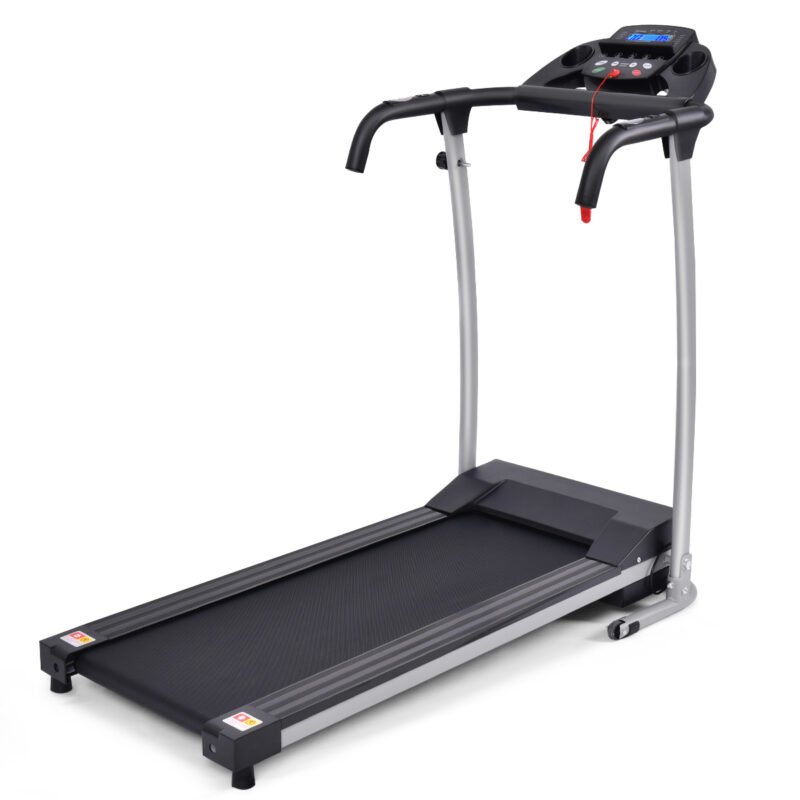 Elektrinis sulankstomas bėgimo takelis tylus (Juoda)