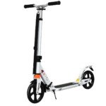 Sulankstomas paspirtukas su trimis aukščio reguliavimo pakopomis (Balta)