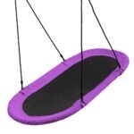 Ovalios sūpynės-lizdas vaikams ir suaugusiems 150 kg (Violetinė)