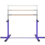 Aukščio reguliuojama gimnastikos atrama (91-150 cm) (Violetinė)
