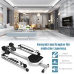 Hidraulinis irklenčių treniruoklis su LCD ekranu (Tamsiai pilka)