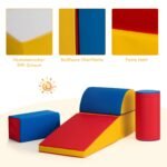 5 putplasčio kaladėlių rinkinys aktyvioms pramogoms ir lavinimui (Spalvotas)