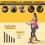 Sulankstomas treniruoklis su LCD ekranu ir pulso davikliu (Oranžinė)