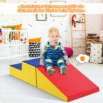 Minkštų putplasčio didelių kaladėlių rinkinys (Spalvota)