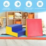 Minkštų putplasčio didelių kaladėlių rinkinys (Spalvota)