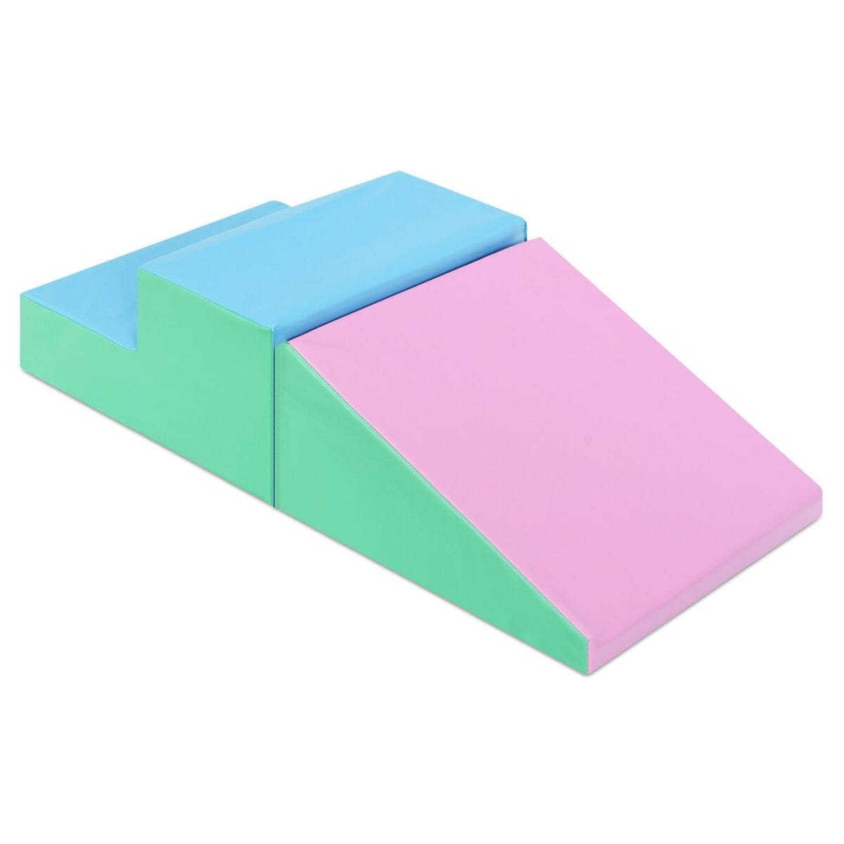 Minkštų lavinamųjų kaladėlių rinkinys laipiojimui ir čiuožinėjimui (Spalvotas)