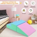 Minkštų lavinamųjų kaladėlių rinkinys laipiojimui ir čiuožinėjimui (Spalvotas)