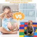 Sulankstomas vaikiškas žaidimų aikštelės kilimėlis (Spalvota)