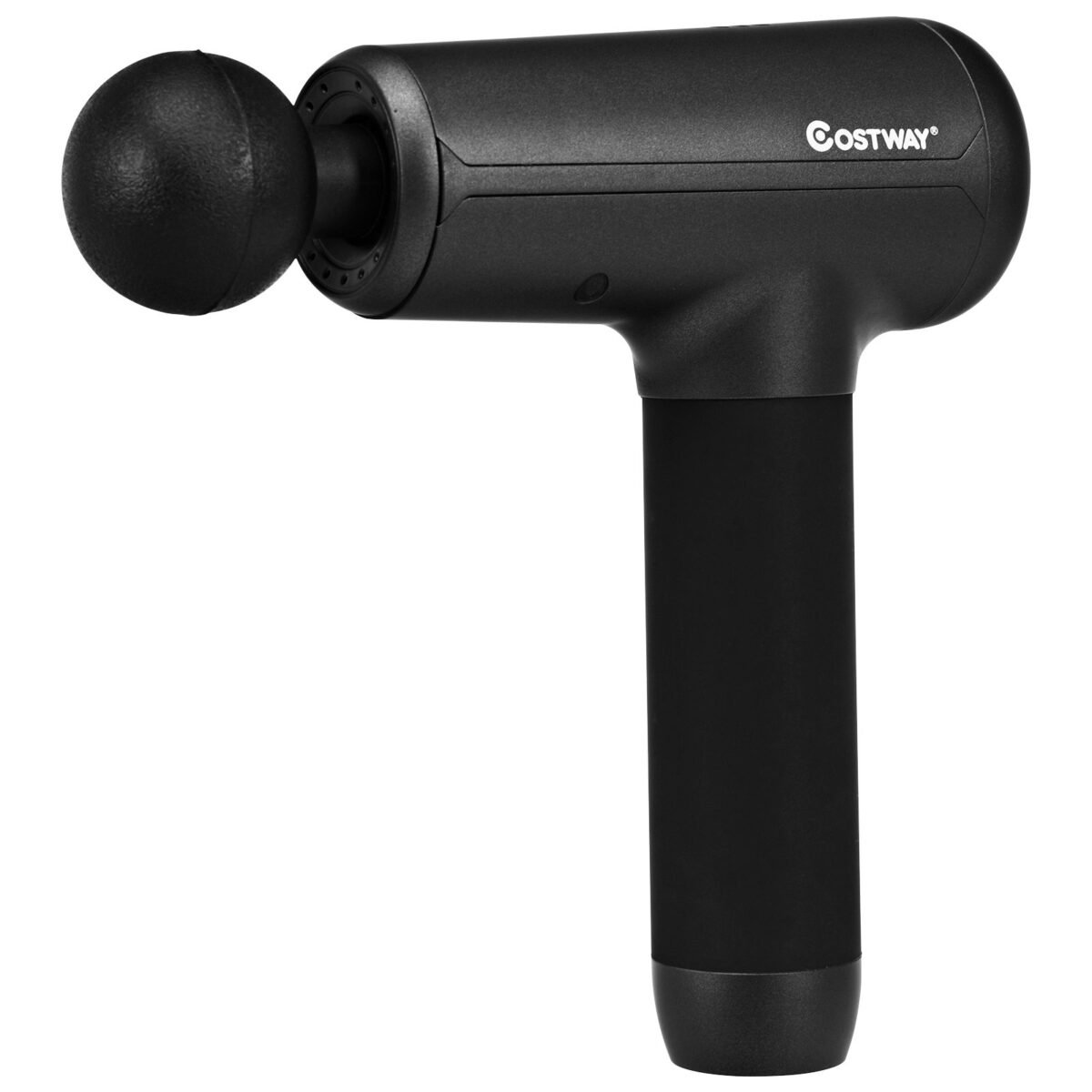 Masažinis pistoletas su 20 greičio lygių ir 6 galvutėmis (Juoda)