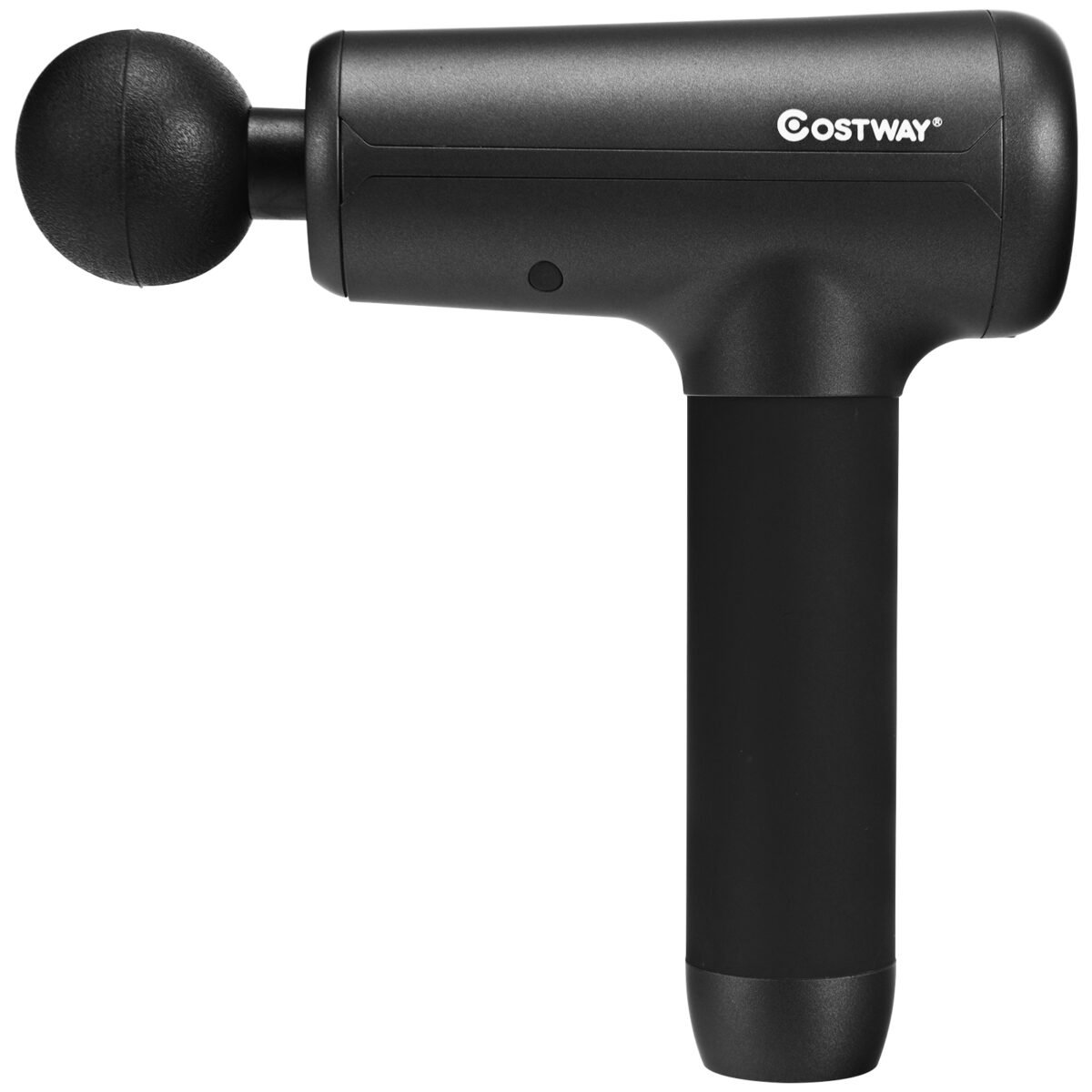 Masažinis pistoletas su 20 greičio lygių ir 6 galvutėmis (Juoda)