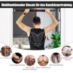 Jėgos traukimo stulpas su neslystančia rankena 65–100 cm (Juoda)