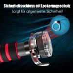 Jėgos traukimo stulpas su neslystančia rankena 65–100 cm (Juoda)