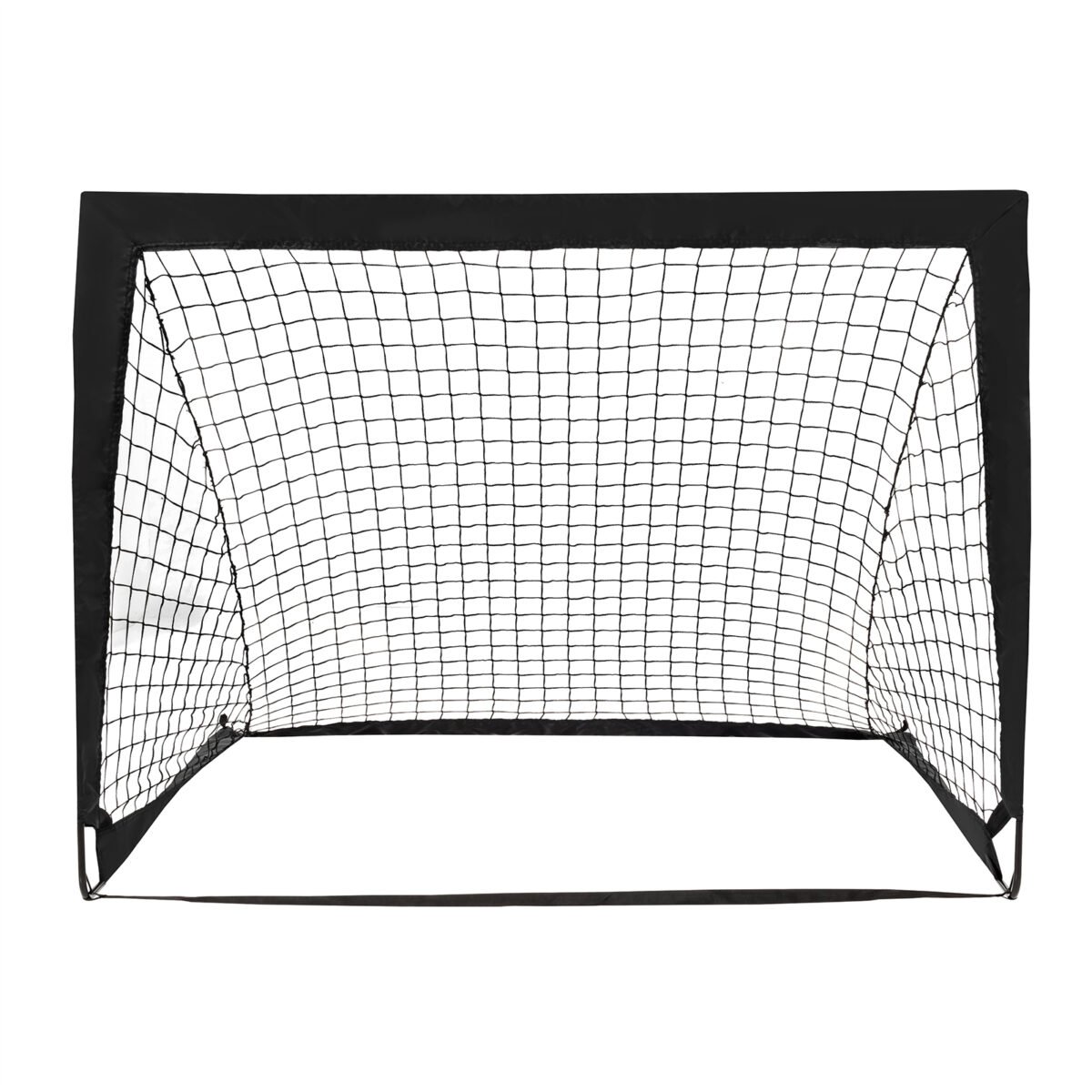 Nešiojami futbolo vartai su krepšiu 120 x 92 x 92 cm (Juoda)