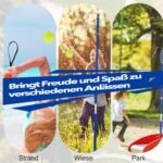 Nešiojamas tinklinio kamuolio žaidimo rinkinys su reguliuojamu aukščiu (Mėlyna)