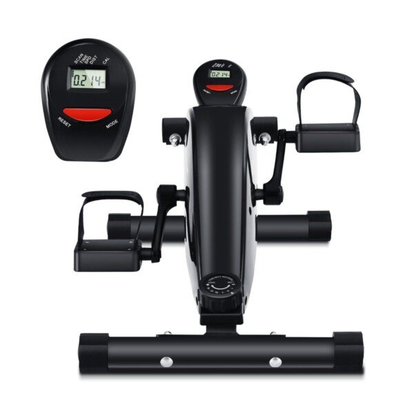 Nešiojamas mini stepperis su reguliuojamu pasipriešinimu (Juoda)