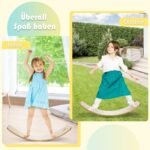 Medinė balansinė lenta 88 5 cm (Natūrali)