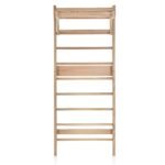 Medicininės ir gimnastikos kopėčios iš masyvmedžio su 10 laiptelių (Natūrali)