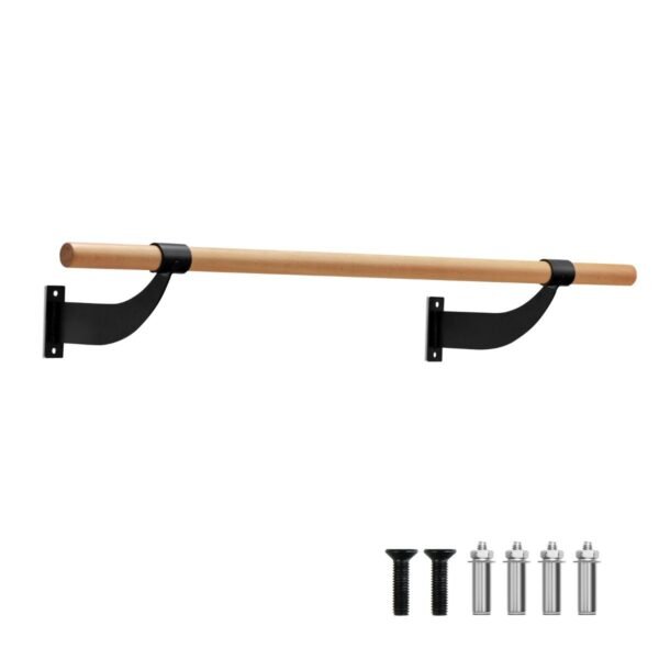 Sieninis baleto stovas 120 cm iš buko medienos (Juoda)