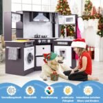 Vaikiška virtuvėlė su šviesos ir garso efektais (Ruda)