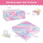 Modulinė vaikiška sofa švytinti tamsoje (Spalvota)