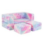 Modulinė vaikiška sofa švytinti tamsoje (Spalvota)