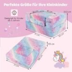 Modulinė vaikiška sofa su naktį švytinčiais raštais (Spalvota)