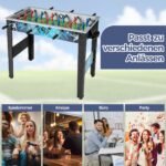 Stalo futbolas su 18 žaidėjų ir dviem kamuoliukais (Juoda)