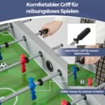 Stalo futbolas su 18 žaidėjų ir dviem kamuoliukais (Juoda)