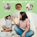 Erdvi vaikų tipio palapinė su LED girlianda 150 x 150 x 140 cm (Balta)