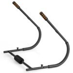 Sulankstomas pilvo presui treniruoklis su galvos atrama (Juoda)