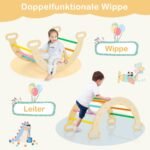 Daugiafunkcis medinis laipiojimo kompleksas su čiuožykla (Spalvotas)