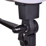 Reguliuojama 18 colių LED žiedinė lempa (Balta)