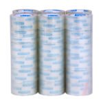 PP Pakavimo Juosta Siuntiniams ir Dėžėms 36 Rulonai (Skaidri)