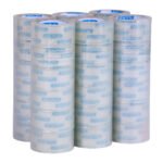 PP Pakavimo Juosta Siuntiniams ir Dėžėms 36 Rulonai (Skaidri)