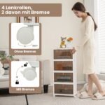 Sulankstoma batų dėžė su durimis (Balta)