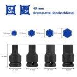 16 dalių dirbtuvių raktų rinkinys su dėklu (Mėlyna)